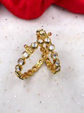 Traditional Gold Plated Openable Kundan Bangles For Women By Gehna Shop Bangles